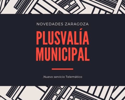 Novedades Plusvalía Municipal Zaragoza