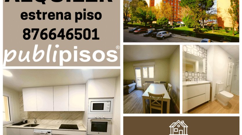 Piso en alquiler nuevo junto avenida Cataluña Zaragoza
