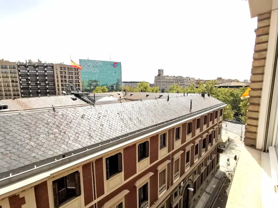 vistas piso calle Ponzano junto plaza Aragon